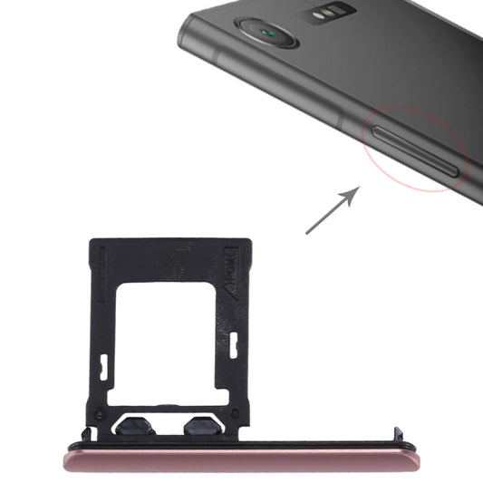 SIM / Micro SD Card Tray, Double Tray for Sony Xperia XZ1(Pink) by buy2fix