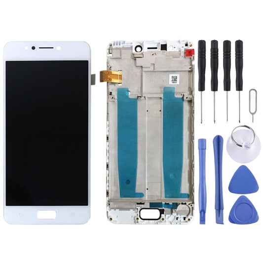 OEM LCD Screen for Asus Zenfone 4 Max ZC520KL X00HD Digitizer Full Assembly with Frame(White) - LCD Screen by buy2fix | Online Shopping UK | buy2fix
