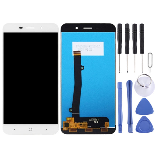 OEM LCD Screen for ZTE Blade A602 with Digitizer Full Assembly (White) - For ZTE by buy2fix | Online Shopping UK | buy2fix