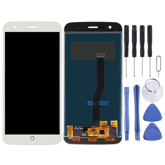 OEM LCD Screen for ZTE Blade V8 Lite with Digitizer Full Assembly (White) - For ZTE by buy2fix | Online Shopping UK | buy2fix