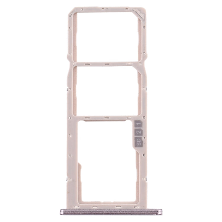 SIM Card Tray + SIM Card Tray + Micro SD Card Tray for Asus Zenfone Max M2 ZB633KL(Gold) - Card Tray by buy2fix | Online Shopping UK | buy2fix