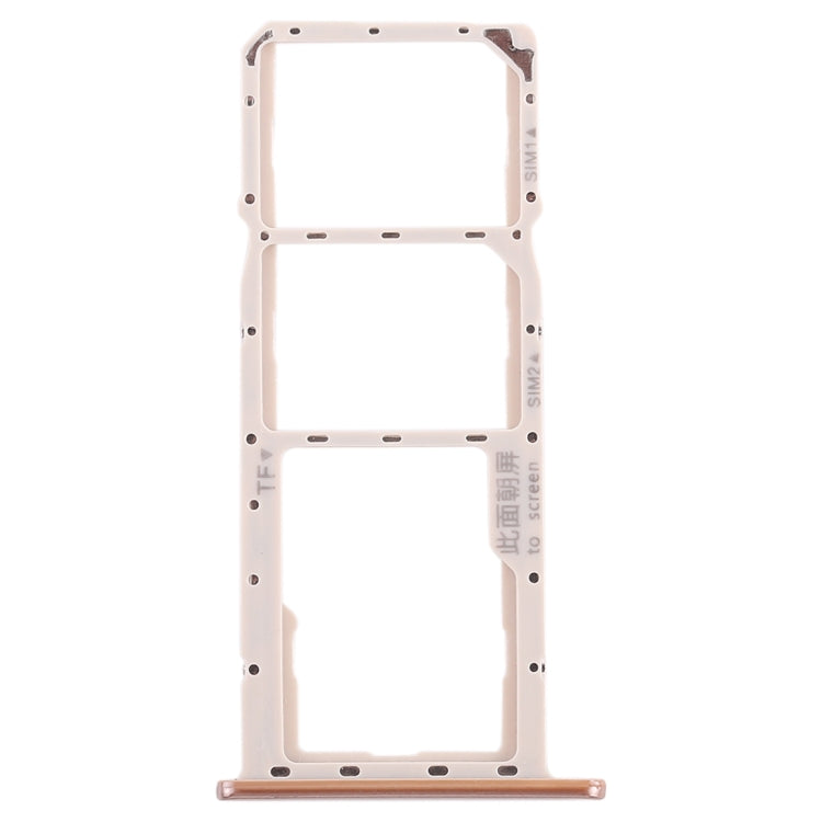 SIM Card Tray + Micro SD Card Tray for Huawei Honor 8C (Gold) - Card Tray by buy2fix | Online Shopping UK | buy2fix