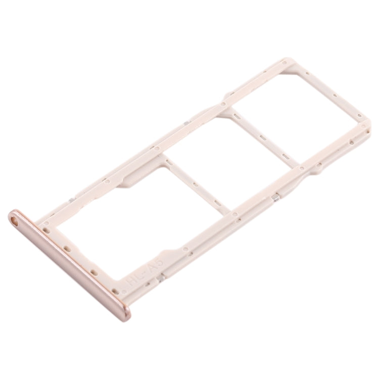 SIM Card Tray + Micro SD Card Tray for Huawei Honor 8C (Gold) - Card Tray by buy2fix | Online Shopping UK | buy2fix