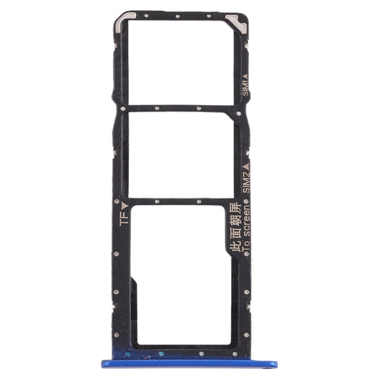 SIM Card Tray + Micro SD Card Tray for Huawei Honor 8X (Blue) by buy2fix