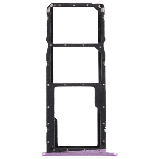 SIM Card Tray + Micro SD Card Tray for Huawei Honor 8X (Purple) by buy2fix