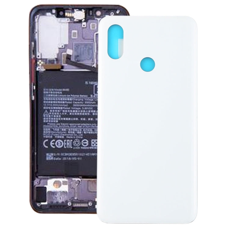 Back Cover for Xiaomi Mi 8(White) - Back Cover by buy2fix | Online Shopping UK | buy2fix