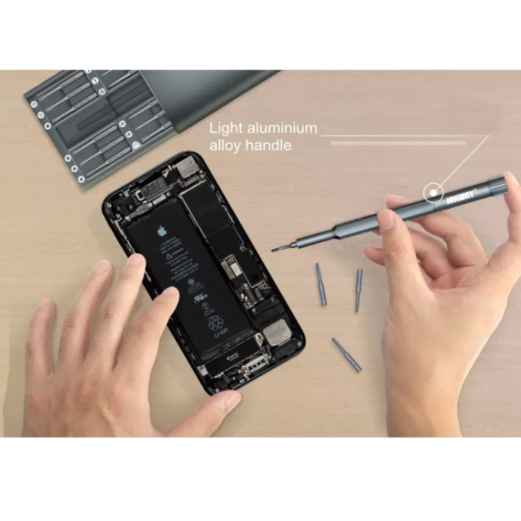 JAKEMY JM-8168 24 in 1 Precision Magnetic Screwdriver Kit with Deep Hole Screw Bits - Screwdriver Set by JAKEMY | Online Shopping UK | buy2fix