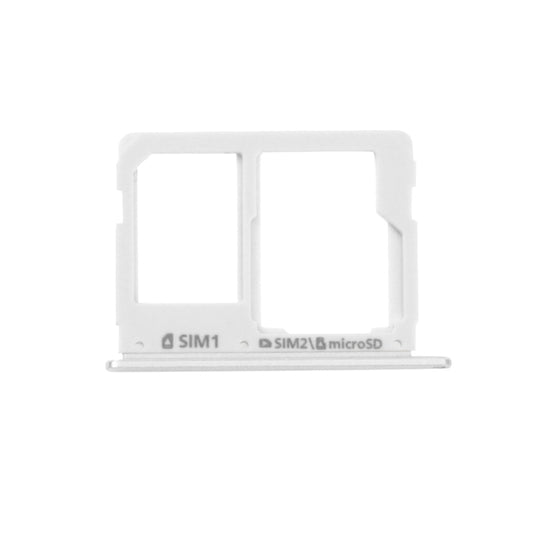 For A3(2016) / A3100 & A5(2016) / A5100 & A7(2016) / A7100 SIM Card Tray and Micro SD Card Tray (Silver) - Card Tray by buy2fix | Online Shopping UK | buy2fix