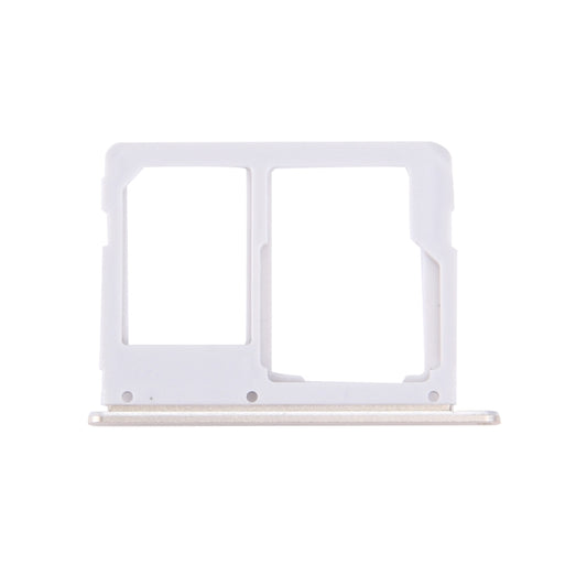 For Galaxy C7 / C7000 SIM Card Tray + Micro SD / SIM Card Tray (Gold) - Card Tray by buy2fix | Online Shopping UK | buy2fix