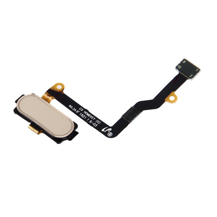 For Galaxy C5 / C5000 Home Button(Gold) - Home key & Side Key by buy2fix | Online Shopping UK | buy2fix