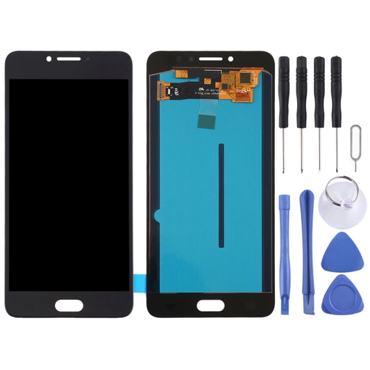 OLED LCD Screen for Galaxy C7 Pro / C7010 with Digitizer Full Assembly (Black) - LCD Screen by buy2fix | Online Shopping UK | buy2fix