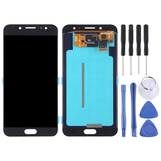 OLED LCD Screen for Galaxy C8, C710F/DS, C7100 with Digitizer Full Assembly (Black) - LCD Screen by buy2fix | Online Shopping UK | buy2fix