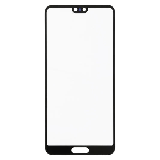 For Huawei P20 10PCS Front Screen Outer Glass Lens (Black) by buy2fix