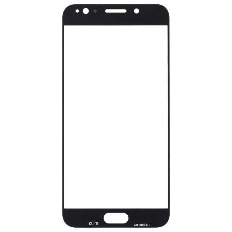 For Samsung Galaxy C8 / C7100, C7(2017) / J7+, C710F/DS 10pcs Front Screen Outer Glass Lens (White) - Outer Glass Lens by buy2fix | Online Shopping UK | buy2fix
