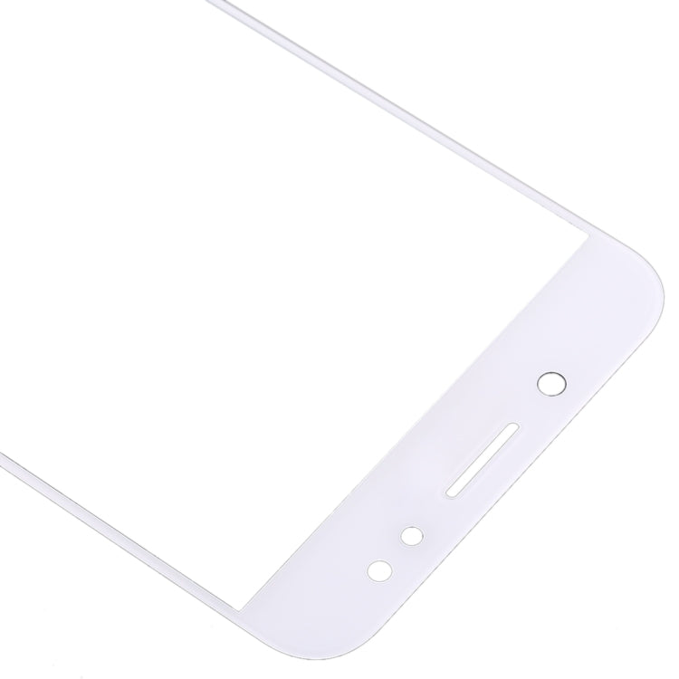 For Samsung Galaxy C8 / C7100, C7(2017) / J7+, C710F/DS 10pcs Front Screen Outer Glass Lens (White) - Outer Glass Lens by buy2fix | Online Shopping UK | buy2fix