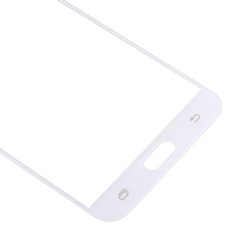 For Samsung Galaxy C8 / C7100, C7(2017) / J7+, C710F/DS 10pcs Front Screen Outer Glass Lens (White) - Outer Glass Lens by buy2fix | Online Shopping UK | buy2fix