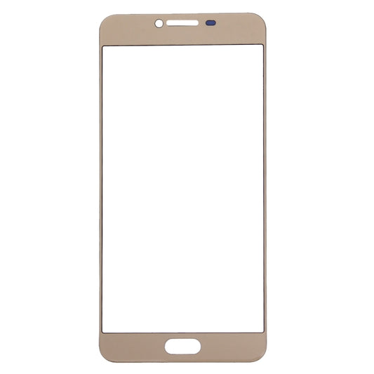 For Samsung Galaxy C5 10pcs Front Screen Outer Glass Lens (Gold) - Outer Glass Lens by buy2fix | Online Shopping UK | buy2fix