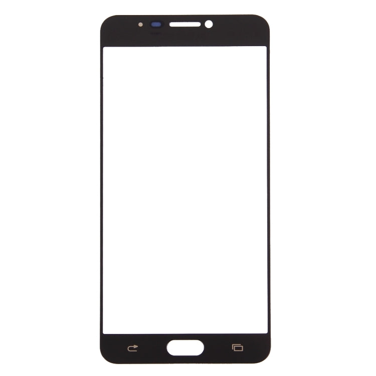 For Samsung Galaxy C7 10pcs Front Screen Outer Glass Lens (Gold) - Outer Glass Lens by buy2fix | Online Shopping UK | buy2fix