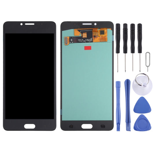 OLED Material LCD Screen and Digitizer Full Assembly for Samsung Galaxy C9 Pro SM-C9000/C900(Black) by buy2fix