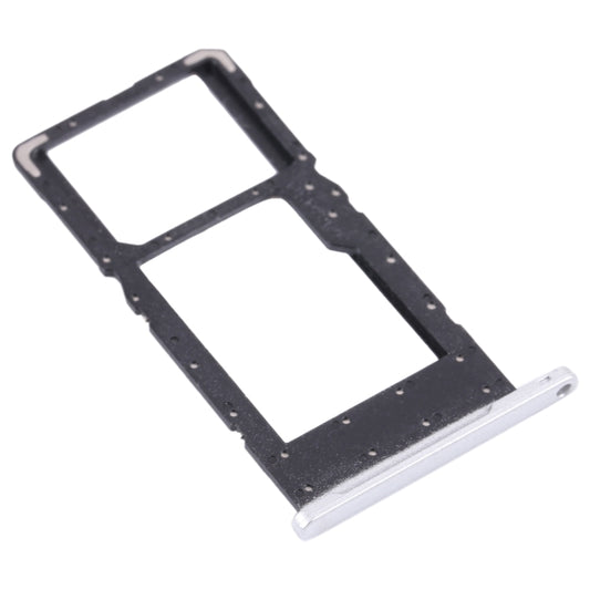 SIM Card Tray + Micro SD Card Tray for Samsung Galaxy Tab A7 Lite SM-T225 (Silver) - Others by buy2fix | Online Shopping UK | buy2fix