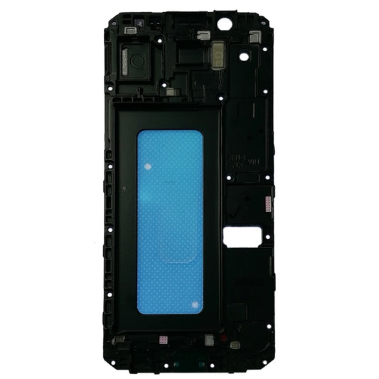 For Galaxy On6 / J6 / J600 Front Housing LCD Frame Bezel Plate (Black) - Frame Bezel Plate by buy2fix | Online Shopping UK | buy2fix