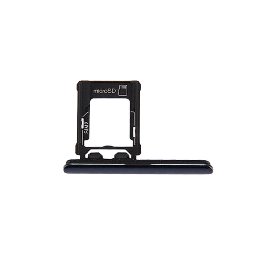 Micro SD / SIM Card Tray + Card Slot Port Dust Plug for Sony Xperia XZ Premium (Dual SIM Version)(Black) - Card Tray by buy2fix | Online Shopping UK | buy2fix
