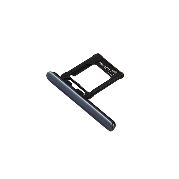 Micro SD Card Tray + Card Slot Port Dust Plug for Sony Xperia XZ Premium (Single SIM Version)(Black) - Card Tray by buy2fix | Online Shopping UK | buy2fix