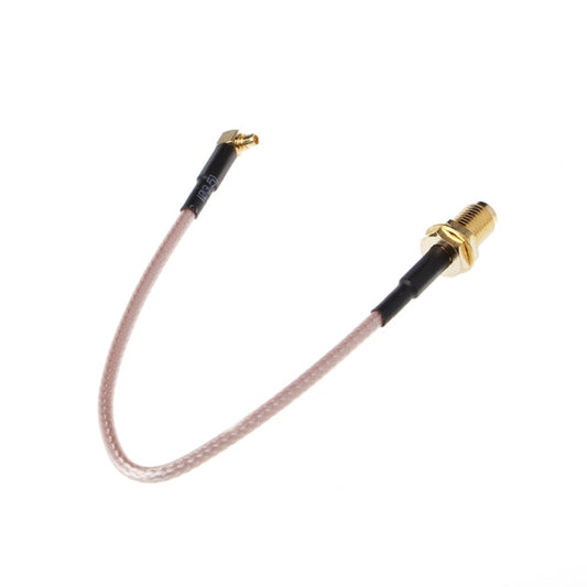 RG316 SMA Female to MMCX Right Angle Male Braid Cable, Length:15cm - Cable by buy2fix | Online Shopping UK | buy2fix