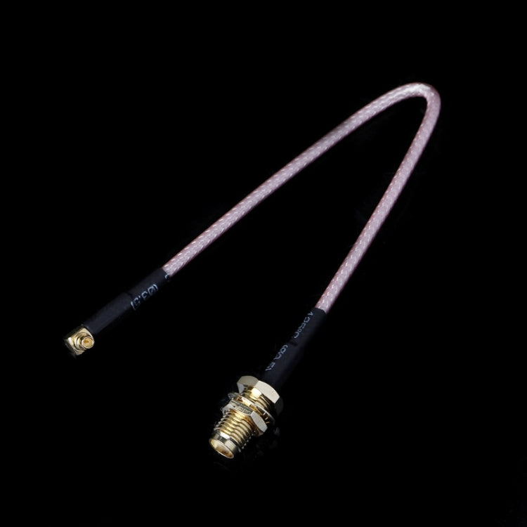 RG316 SMA Female to MMCX Right Angle Male Braid Cable, Length:15cm by buy2fix