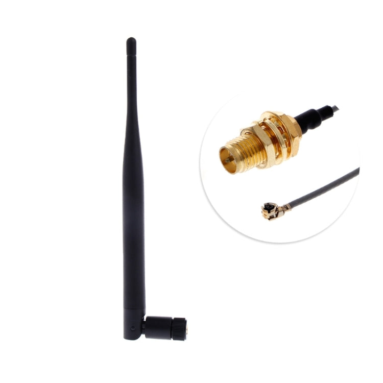 1 Set RP-SMA Male 868 MHz Wireless Router Antenna + 15 cm RP SMA Female to IPX 1.13 Cable - DVB-T & Simulation Antenna by buy2fix | Online Shopping UK | buy2fix