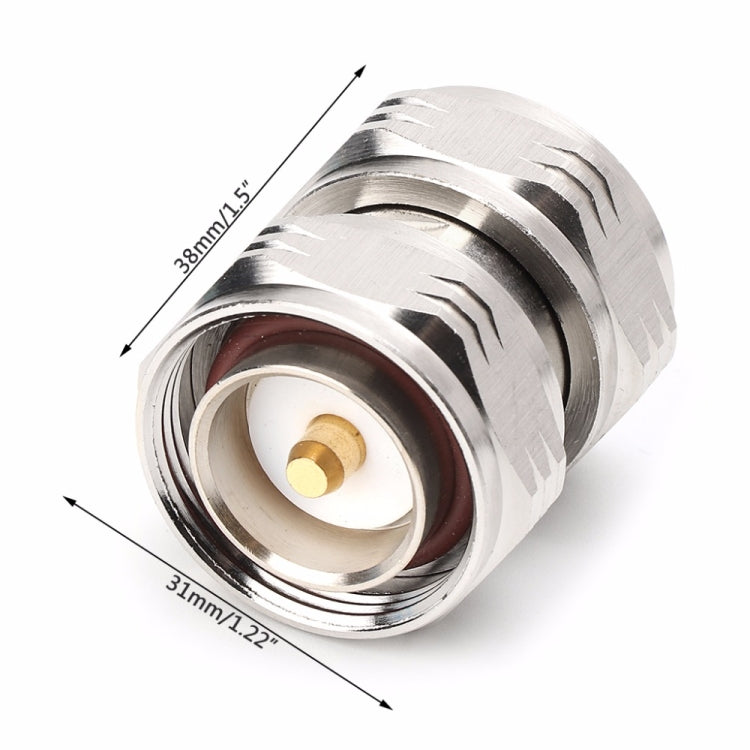 L29-JJ RF Coaxial Adapter 7/16 Din Male To 7/16 Din Male RF Connector - Connector by buy2fix | Online Shopping UK | buy2fix