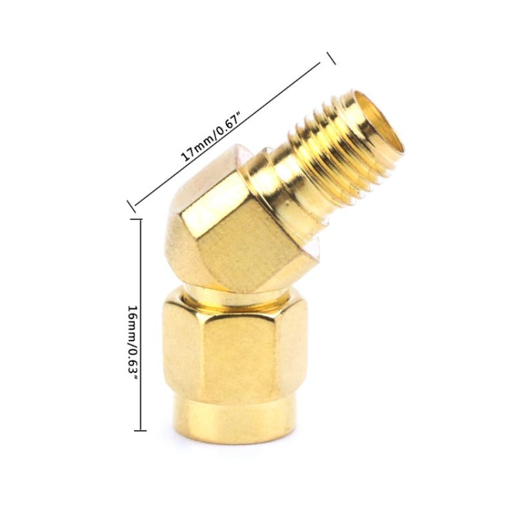 SMA Male to SMA Female 45 Degrees 135 Degrees FPV Conical Adapter Connector - Connector by buy2fix | Online Shopping UK | buy2fix