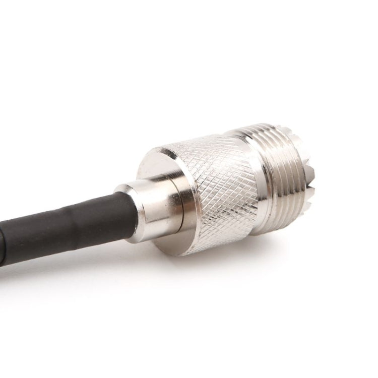 SMA Female to UHF SO239 PL259 Female RG58 Pork Tail Cable, Length: 50cm by buy2fix