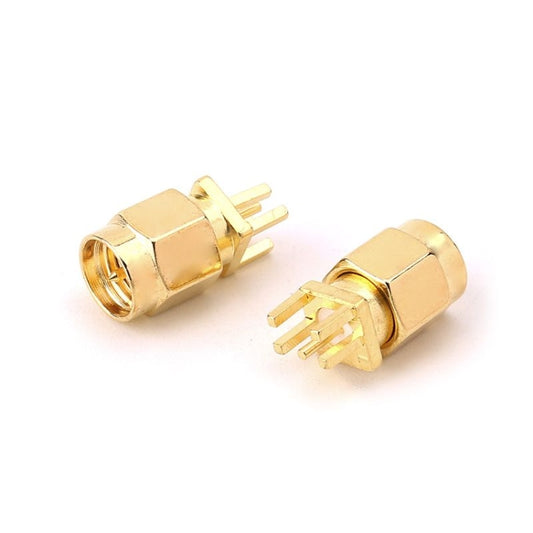 10 PCS 1.6mm SMA Female Jack PCB Clip Mount RF Connectors - Connector by buy2fix | Online Shopping UK | buy2fix