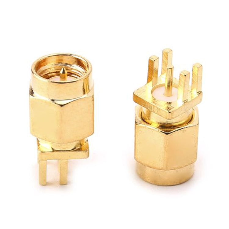 10 PCS 1.6mm SMA Female Jack PCB Clip Mount RF Connectors - Connector by buy2fix | Online Shopping UK | buy2fix