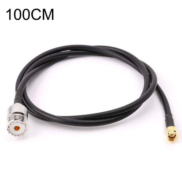 RG58 UHF Female to SMA Male Connecting Cable, Length: 100cm - Cable by buy2fix | Online Shopping UK | buy2fix