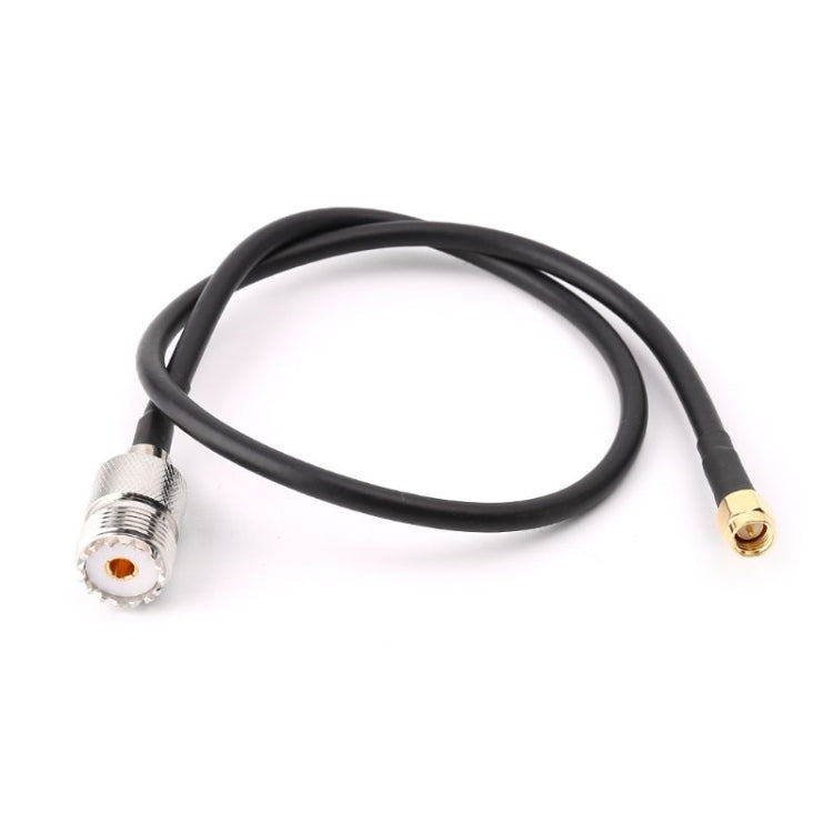 RG58 UHF Female to SMA Male Connecting Cable, Length: 50cm - Cable by buy2fix | Online Shopping UK | buy2fix
