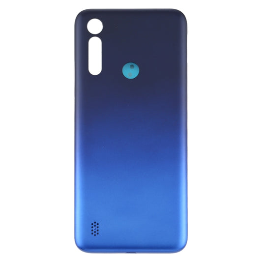 Battery Back Cover for Motorola Moto G8 Power Lite (Dark Blue) - Back Cover by buy2fix | Online Shopping UK | buy2fix