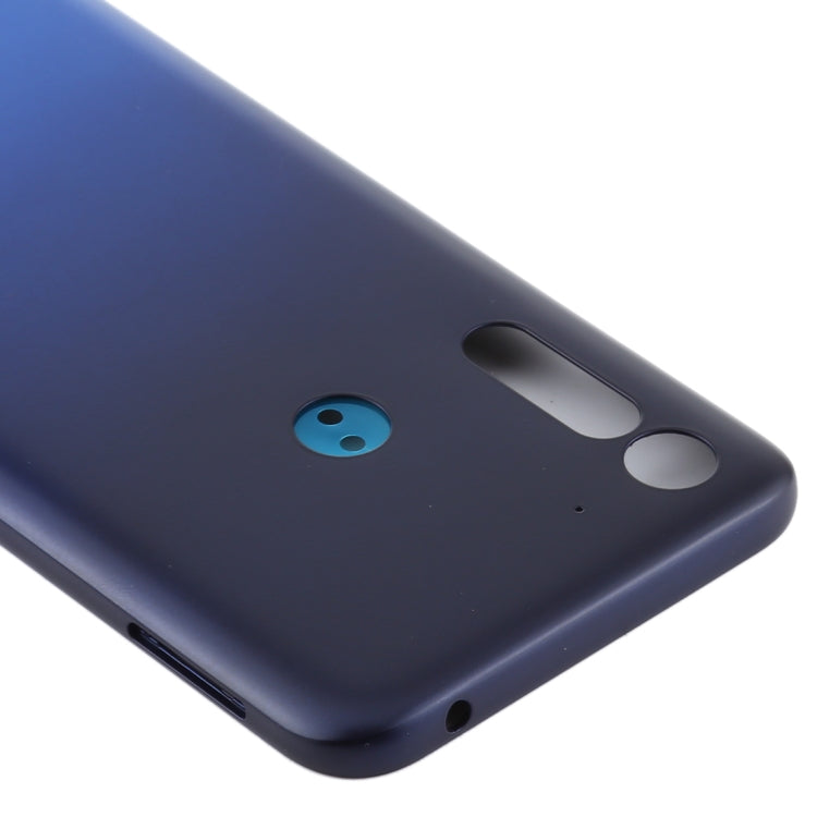 Battery Back Cover for Motorola Moto G8 Power Lite (Dark Blue) - Back Cover by buy2fix | Online Shopping UK | buy2fix