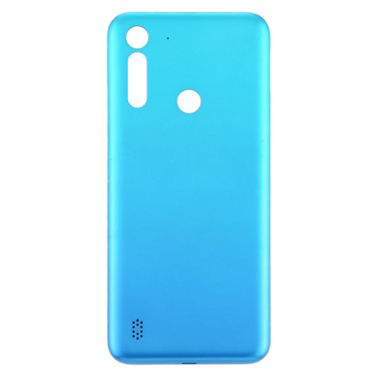 Battery Back Cover for Motorola Moto G8 Power Lite (Baby Blue) - Back Cover by buy2fix | Online Shopping UK | buy2fix