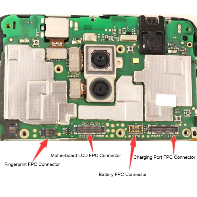For Huawei Honor 10 Lite / P Smart (2019) 10PCS Motherboard LCD Display FPC Connector by buy2fix