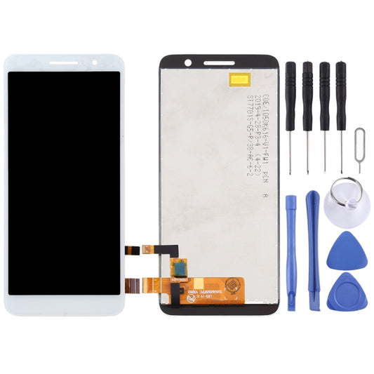 OEM LCD Screen for Vodafone Smart E9 Lite with Digitizer Full Assembly (White) by buy2fix