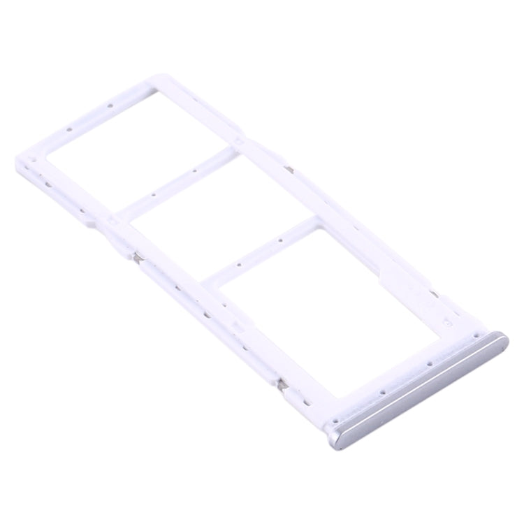 SIM Card Tray + SIM Card Tray + Micro SD Card Tray for Xiaomi Redmi Note 9S / Redmi Note 9 Pro Max / Redmi Note 9 Pro India / Note 10 Lite(Silver) - Card Tray by buy2fix | Online Shopping UK | buy2fix