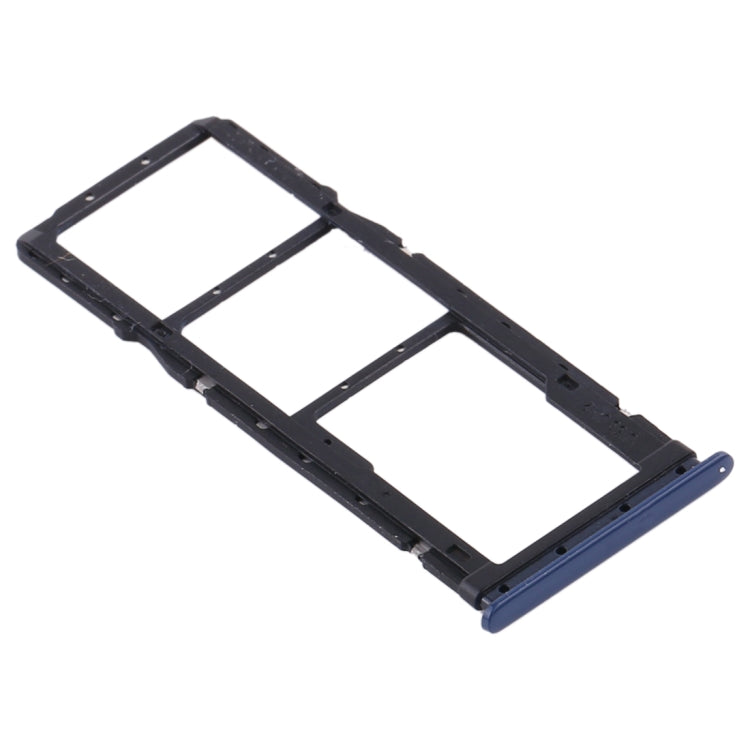 SIM Card Tray + SIM Card Tray + Micro SD Card Tray for Xiaomi Redmi 10X 4G / Redmi Note 9(Blue) by buy2fix