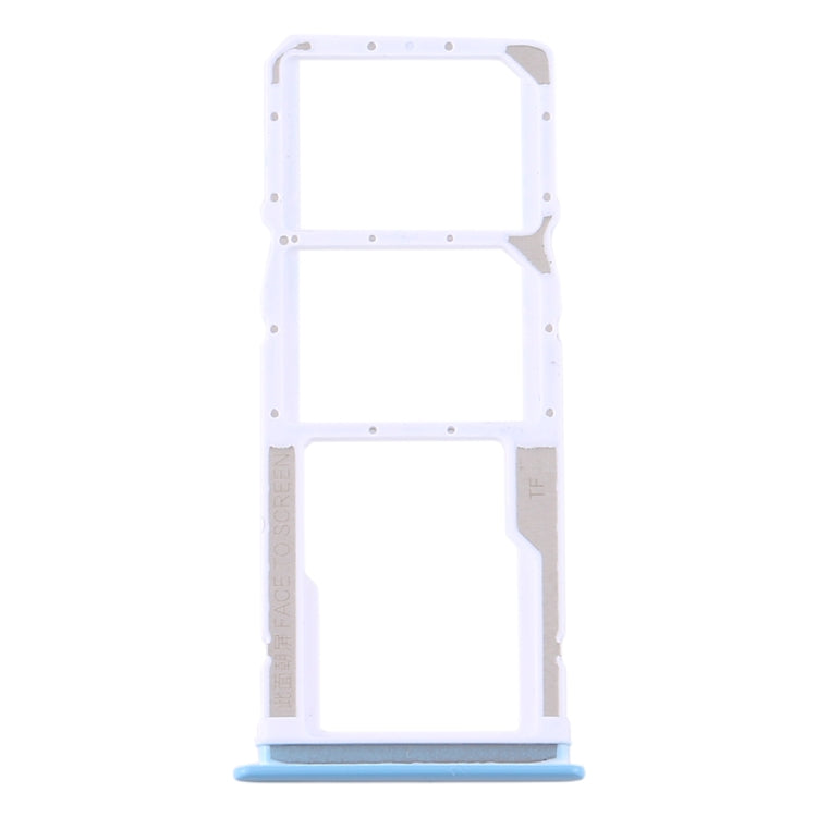 SIM Card Tray + SIM Card Tray + Micro SD Card Tray for Xiaomi Redmi 10X 4G / Redmi Note 9(White) - Card Tray by buy2fix | Online Shopping UK | buy2fix