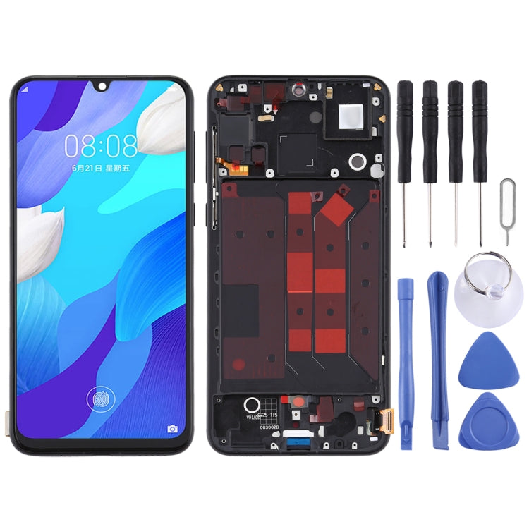 Original OLED LCD Screen for Huawei Nova 5 Pro Digitizer Full Assembly with Frame(Black) - LCD Screen by buy2fix | Online Shopping UK | buy2fix