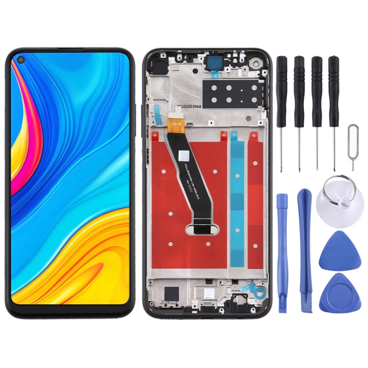 OEM LCD Screen for Huawei P40 Lite E Digitizer Full Assembly with Frame(Black) - LCD Screen by buy2fix | Online Shopping UK | buy2fix