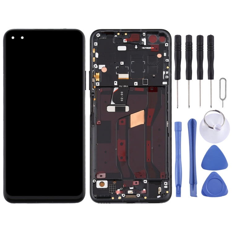 OEM LCD Screen for Huawei Nova 6 5G Digitizer Full Assembly with Frame(Black) - LCD Screen by buy2fix | Online Shopping UK | buy2fix