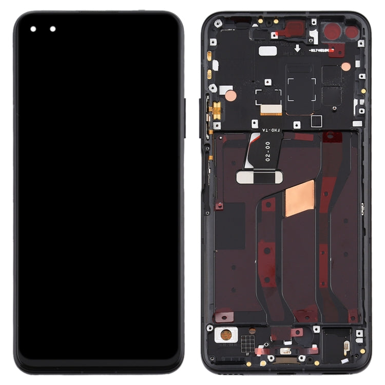 OEM LCD Screen for Huawei Nova 6 5G Digitizer Full Assembly with Frame(Black) - LCD Screen by buy2fix | Online Shopping UK | buy2fix