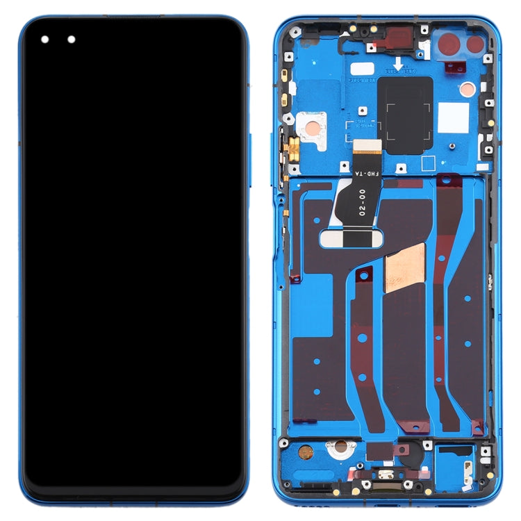 OEM LCD Screen for Huawei Nova 6 5G Digitizer Full Assembly with Frame(Dark Blue) - LCD Screen by buy2fix | Online Shopping UK | buy2fix
